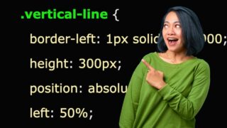 How to Make a Vertical Line in HTML
