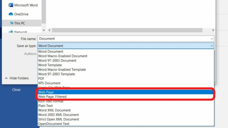 How to Save a Word Document as HTML —Step-by-step Guide