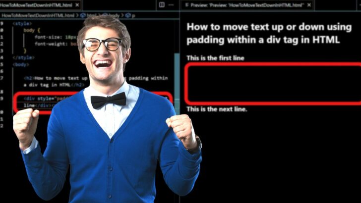 How to Move Text Up and Down in HTML — All You Need to Know