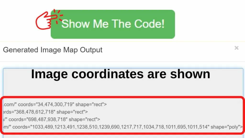 How to find coordinates of an image in HTML - Method 1 Step 4