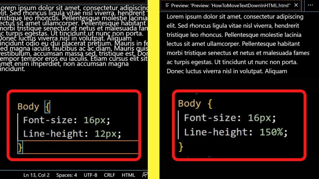 How to Move Text Up and Down in HTML — All You Need to Know