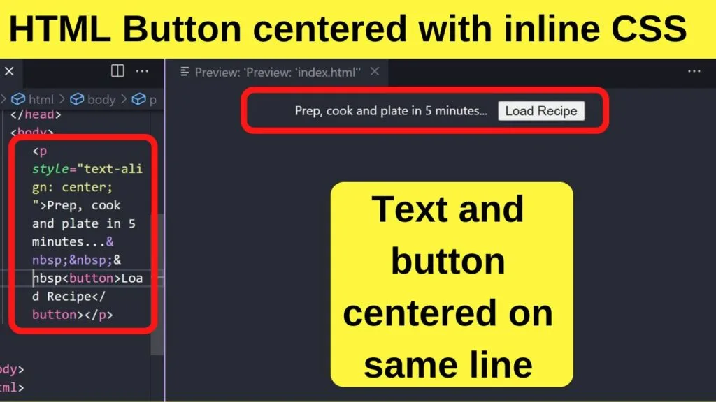 Method 2: Apply inline CSS