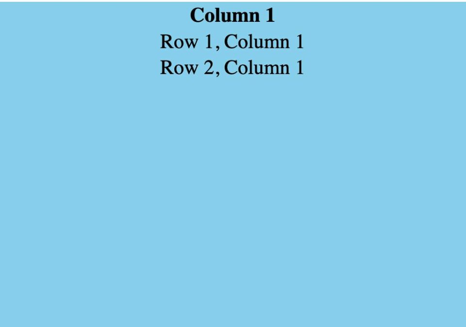 html table center div in cell