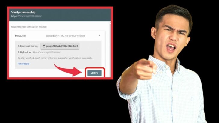 The 2 Best Ways to  Upload HTML Verification File